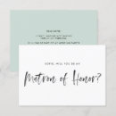 Search for matron of honour invitations Will you be my