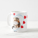 Search for gold cat mugs Heart