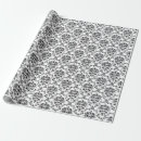 Search for black and white damask wrapping paper Pattern