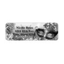 Search for silver snowflake return address labels Birthday