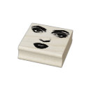 Search for face rubber stamps Black and white