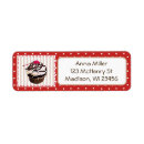 Search for red polka dot return address labels Whimsical