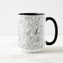 Search for black and white bird mugs Floral