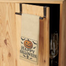 Search for vintage halloween tea towels Skull