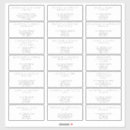 Search for guest list stickers Elegant