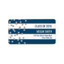 Search for silver graduation return address labels Party