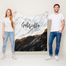 Search for black and white marble blankets Granite