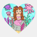 Search for red mermaid stickers Birthday