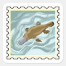Search for australian animals stickers Platypus