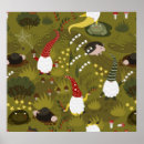 Search for garden gnome posters Mushroom