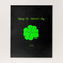 Search for st patricks day puzzles Four leaf clover