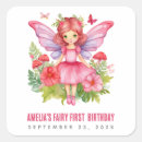 Search for butterfly square stickers Enchanted forest
