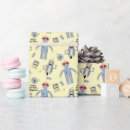 Search for robot wrapping paper Vintage