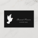 Search for white dove business cards Black and white