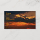 Search for fiery business cards Sunset