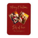 Search for magnet christmas cards Gold script