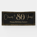 Search for gold 80th birthday party decor Celebration