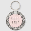 Search for pink zebra key rings Animal