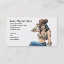 Search for cowboy hat business cards Cowgirl