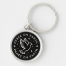 Search for peace on earth key rings Peaceful