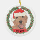 Search for doodle dog christmas tree decorations Golden