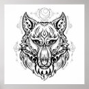 Search for tribal wolf posters Dog