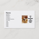 Search for eating business cards Food