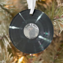 Search for vinyl record christmas tree decorations Vintage