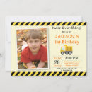 Search for bulldozer birthday invitations Construction
