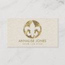 Search for fleur de lis business cards Lily