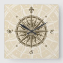 Search for compass rose clocks Ocean