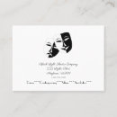 Search for theatre business cards Black