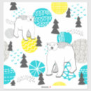 Search for bear pattern stickers Winter