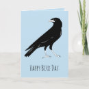 Search for funny crow birthday cards Illustration