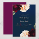 Search for marsala and navy wedding invitations Chic