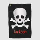 Search for skull golf towels Halloween