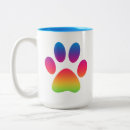 Search for rainbow paws mugs Dog