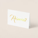 Search for reserved place cards Script