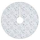 Search for silver white tree skirts Snowflakes