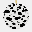 Search for black and white spots christmas tree decorations Dog