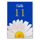 Search for royal blue and gold wedding table cards White
