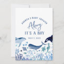 Search for its a boy invitations Whale