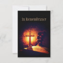 Search for christian cross funeral invitations Remembrance
