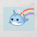 Search for narwhals postcards Cute narwhal