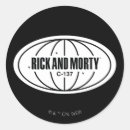 Search for dimensions stickers Rick and morty