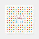 Search for multi color napkins Dots