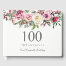 Search for 90th birthday guest books Floral
