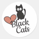 Search for cartoon black cat stickers Kitten