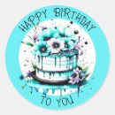 Search for happy birthday cake stickers Whimsical