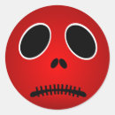 Search for scary face stickers Monster